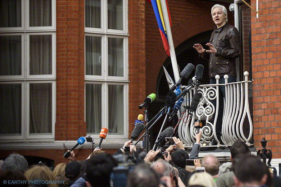 Julian Assange Ecuadorian Embassy