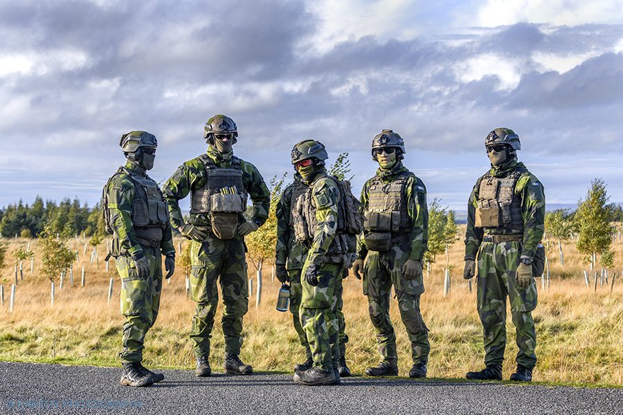 Swedish Military Instructors in the UK
